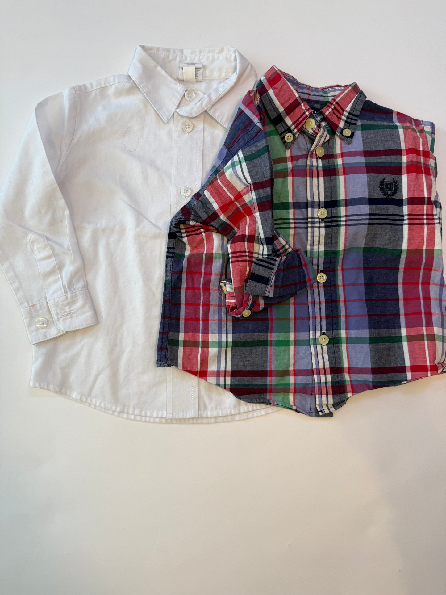 Seller #12 18mo Boys Button Down 2-piece set