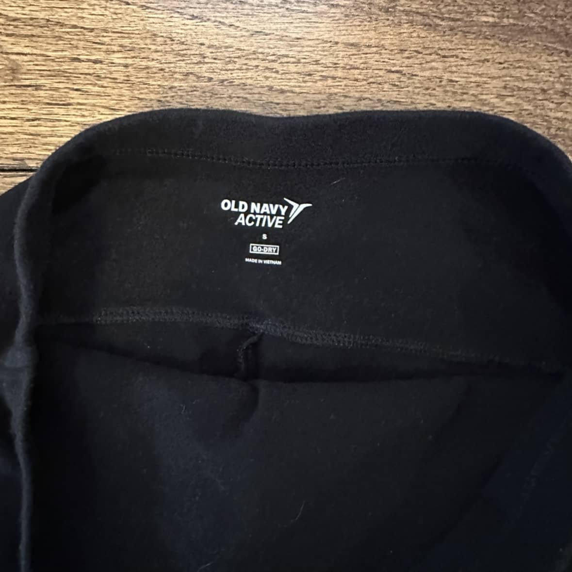 #95 EUC Womens Old Navy Active Black Maternity Leggings, size S