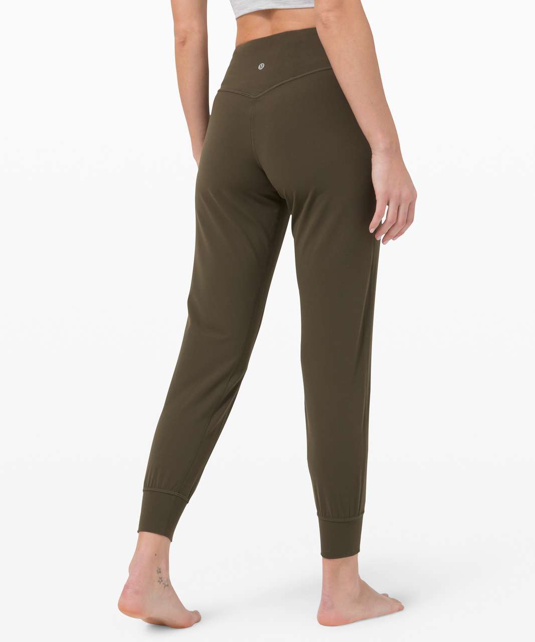 #111 Women Lululemon Align Jogger 28" Dark Olive size 4