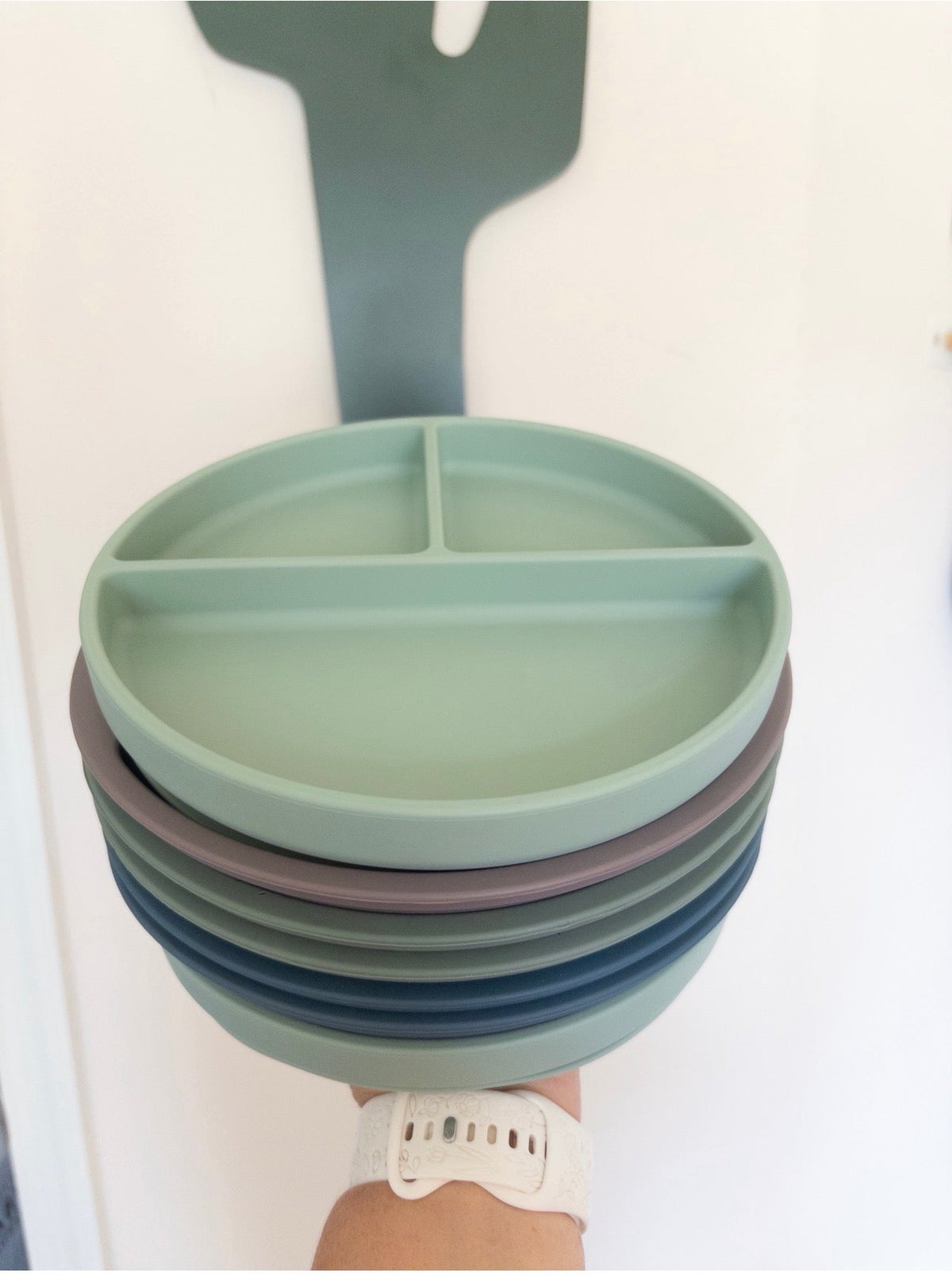 #36- silicone suction plates (6) GUC
