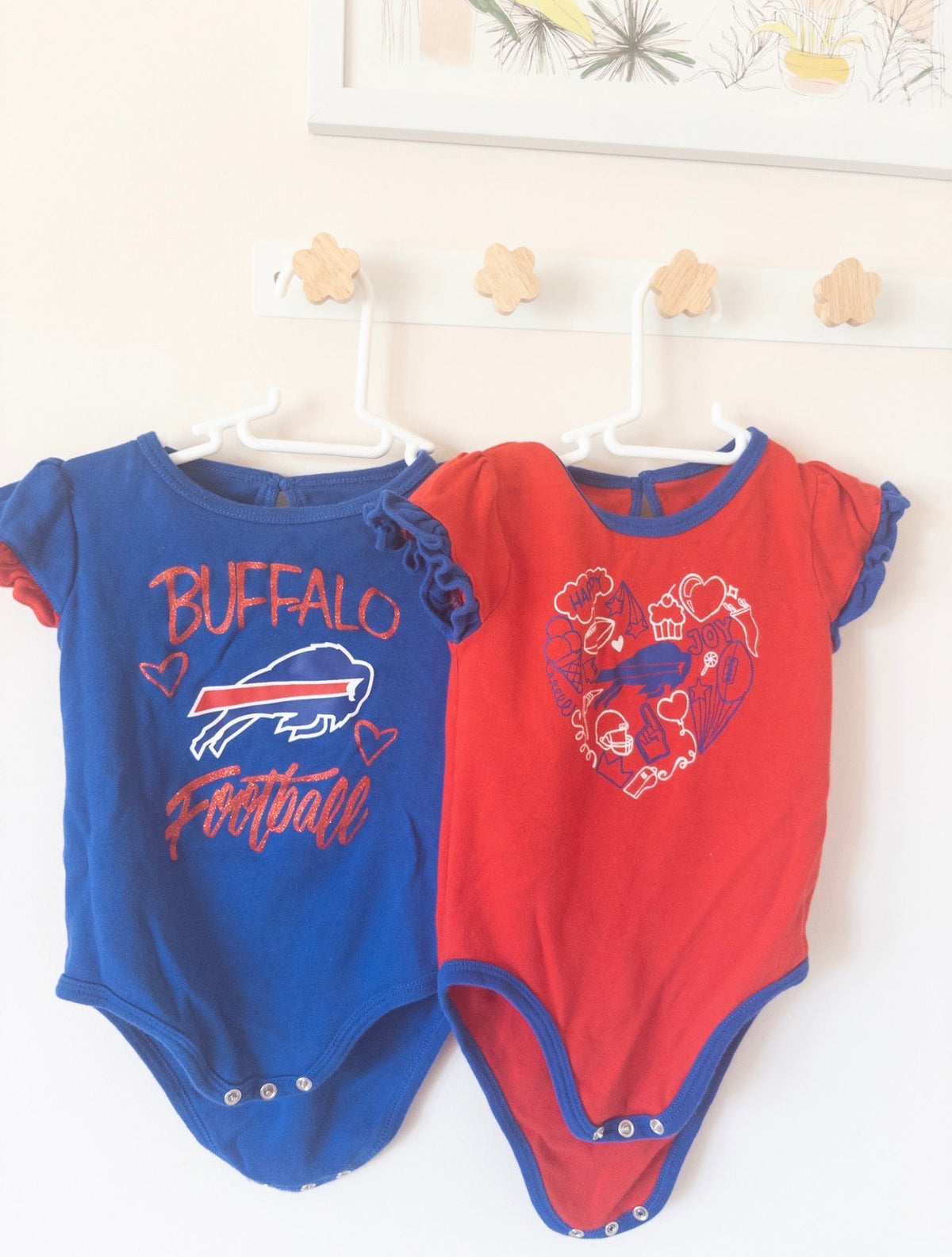 #36 Girls Buffalo bills onesie NFL 18 mo GUC