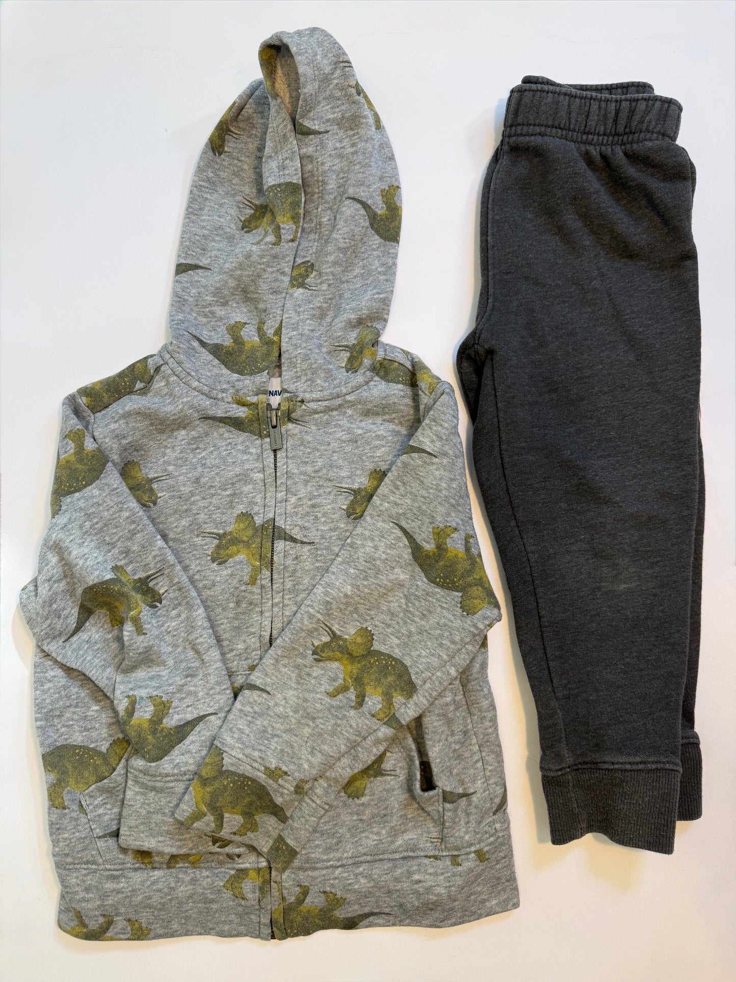Seler #12 Dinosaure sweatshirt and sweatpant 3T combo