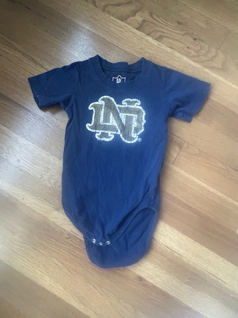 Seller #19 - Notre Dame onesie 24mo