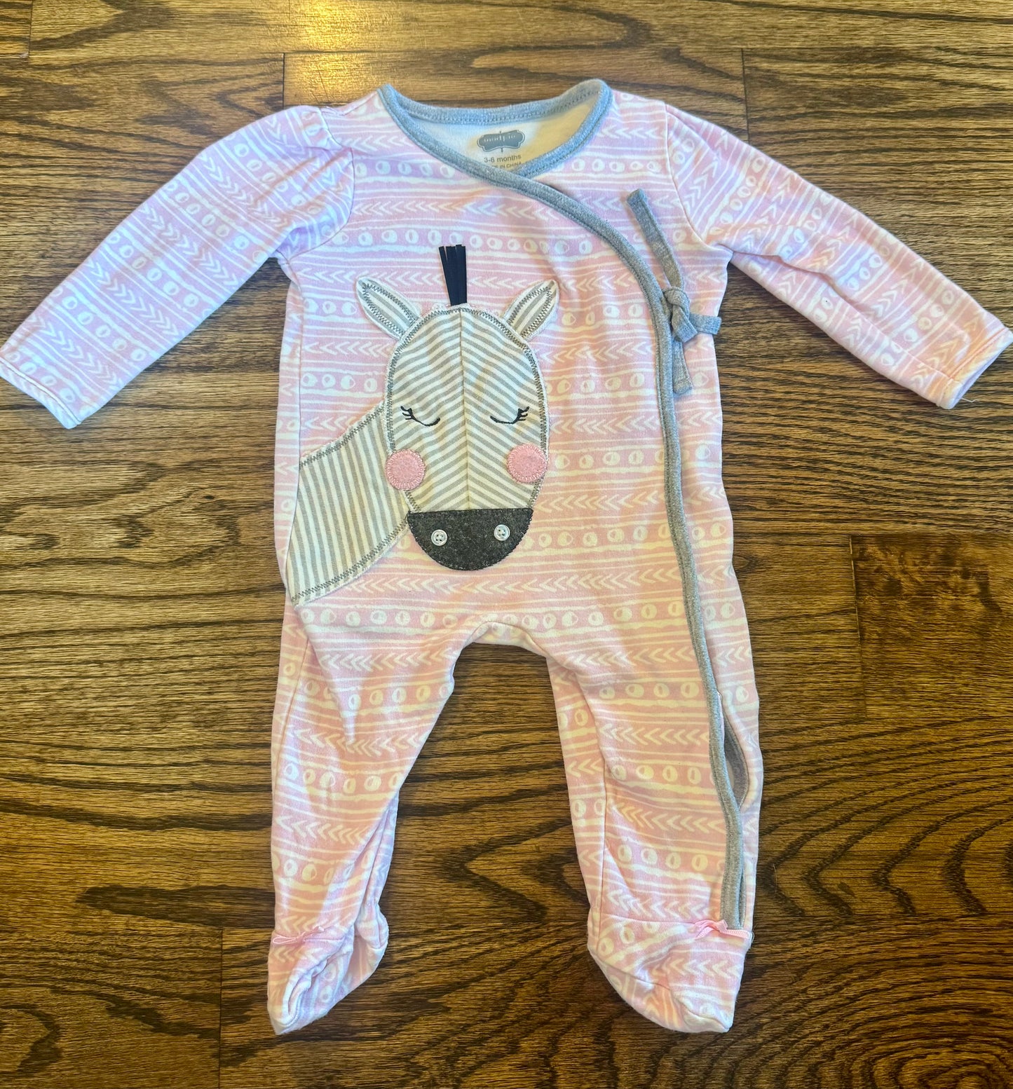 Seller #172 Mud Pie Girls Sleeper with Zebra Size 3-6 m