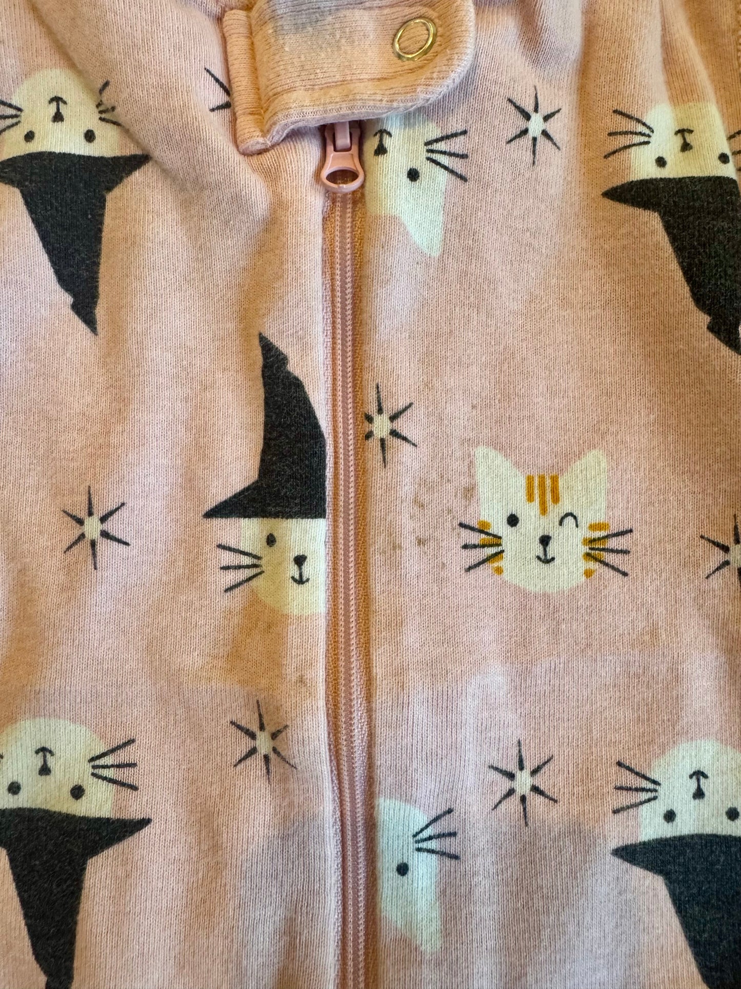Seller #172 REDUCED Hanna Andersson Girls Halloween Pajamas Cat Witches Size 18-24m