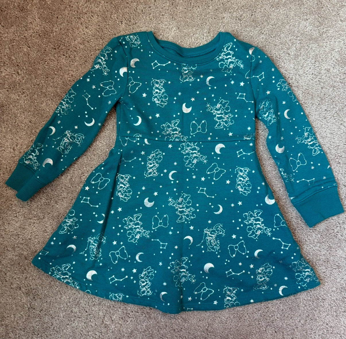 #139 Size 2T Jumping Beans Disney Sweater Dress