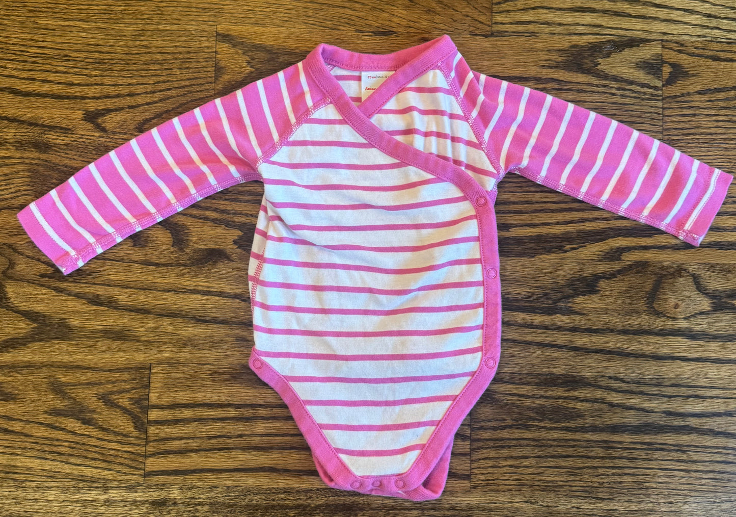 Seller #172 Hanna Andersson Girls Hot Pink Onsie Size 6-12 m