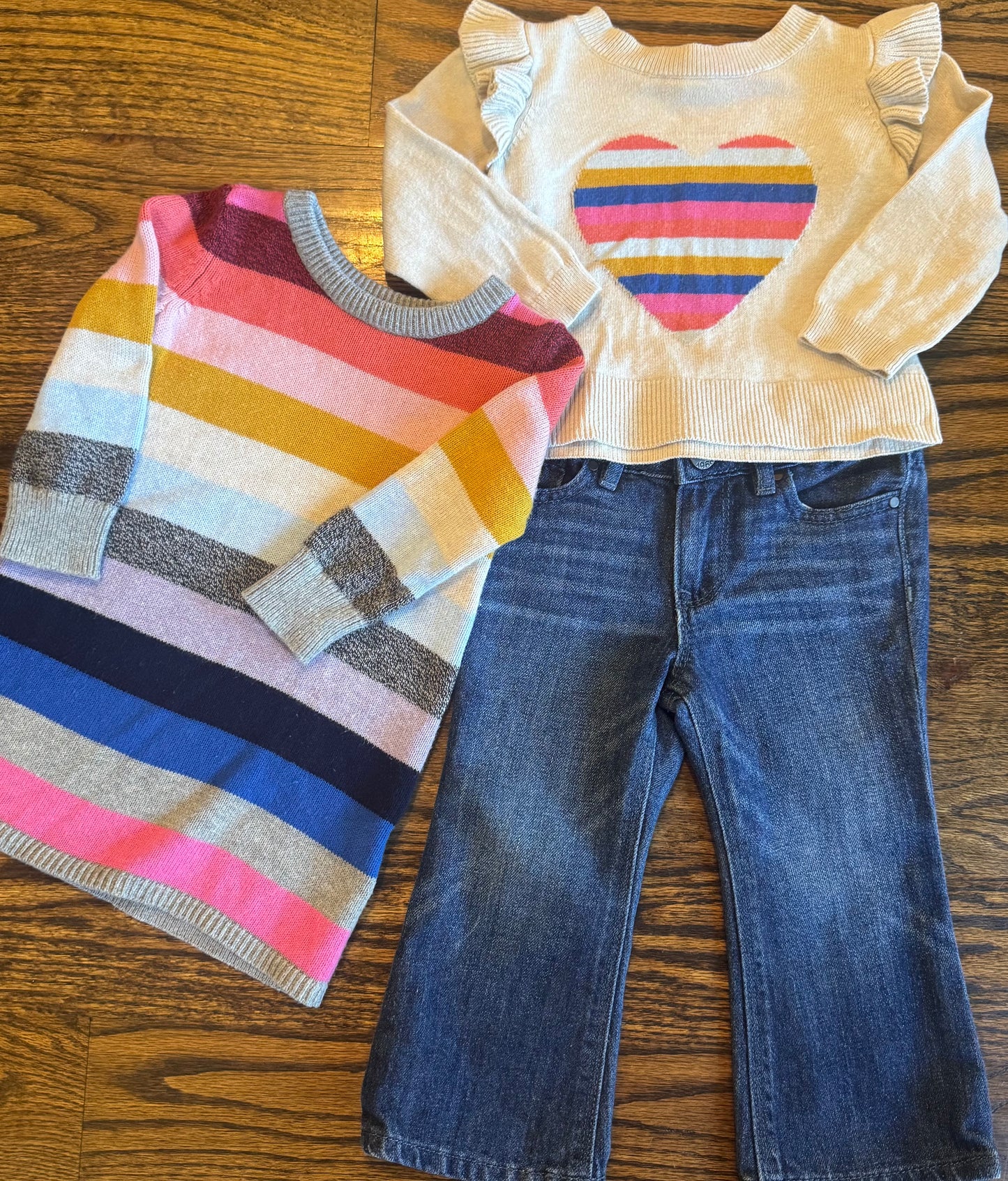 Seller #172 REDUCED Gap Girls Sweater Dress, Sweater, Jeans Size 12-18m