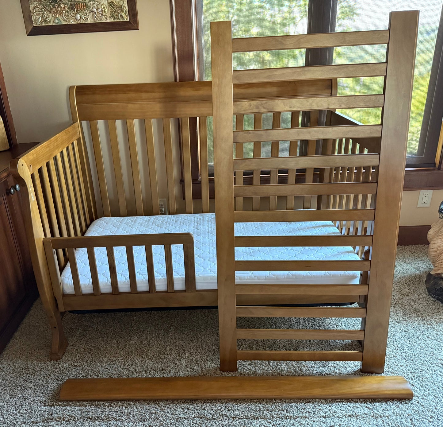 Seller 10- convertible crib ***THIS ITEM IS PORCH PICKUP ONLY***