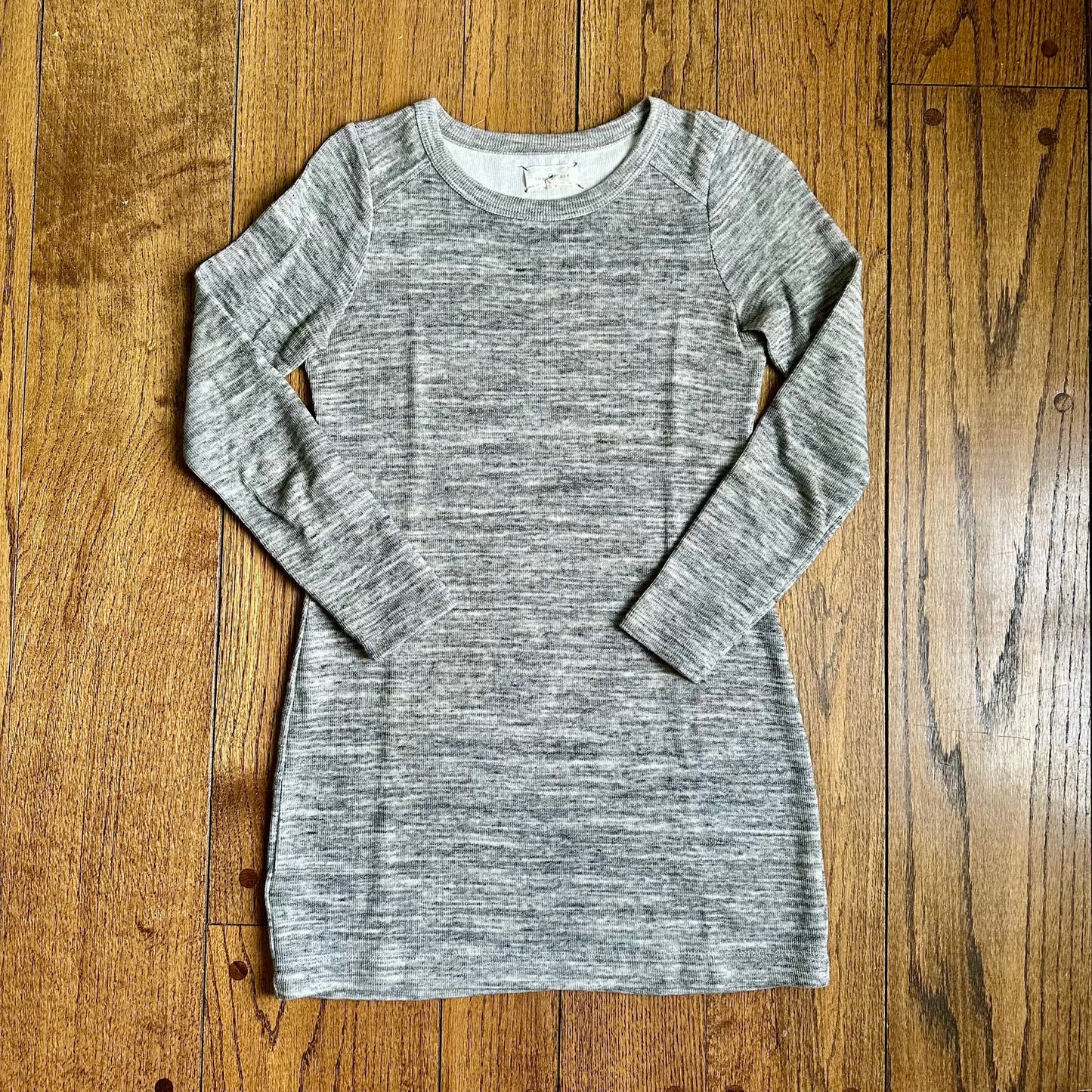 #95 GUC Womens Lou & Grey Marled Gray Long Sleeve Sweater Dress, size XS