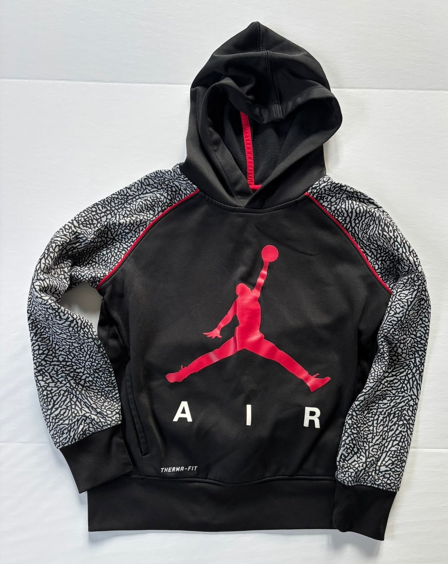 #101 Nike Air Jordan Hooded Sweatshirt Size Small/8