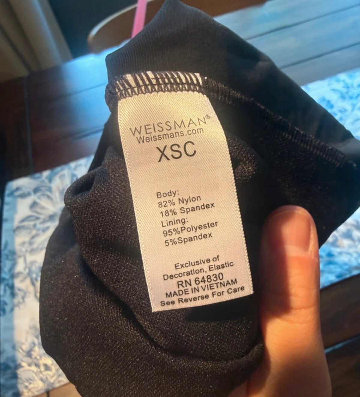#51 Weissman Girls XS (4-5) Dance Leotard