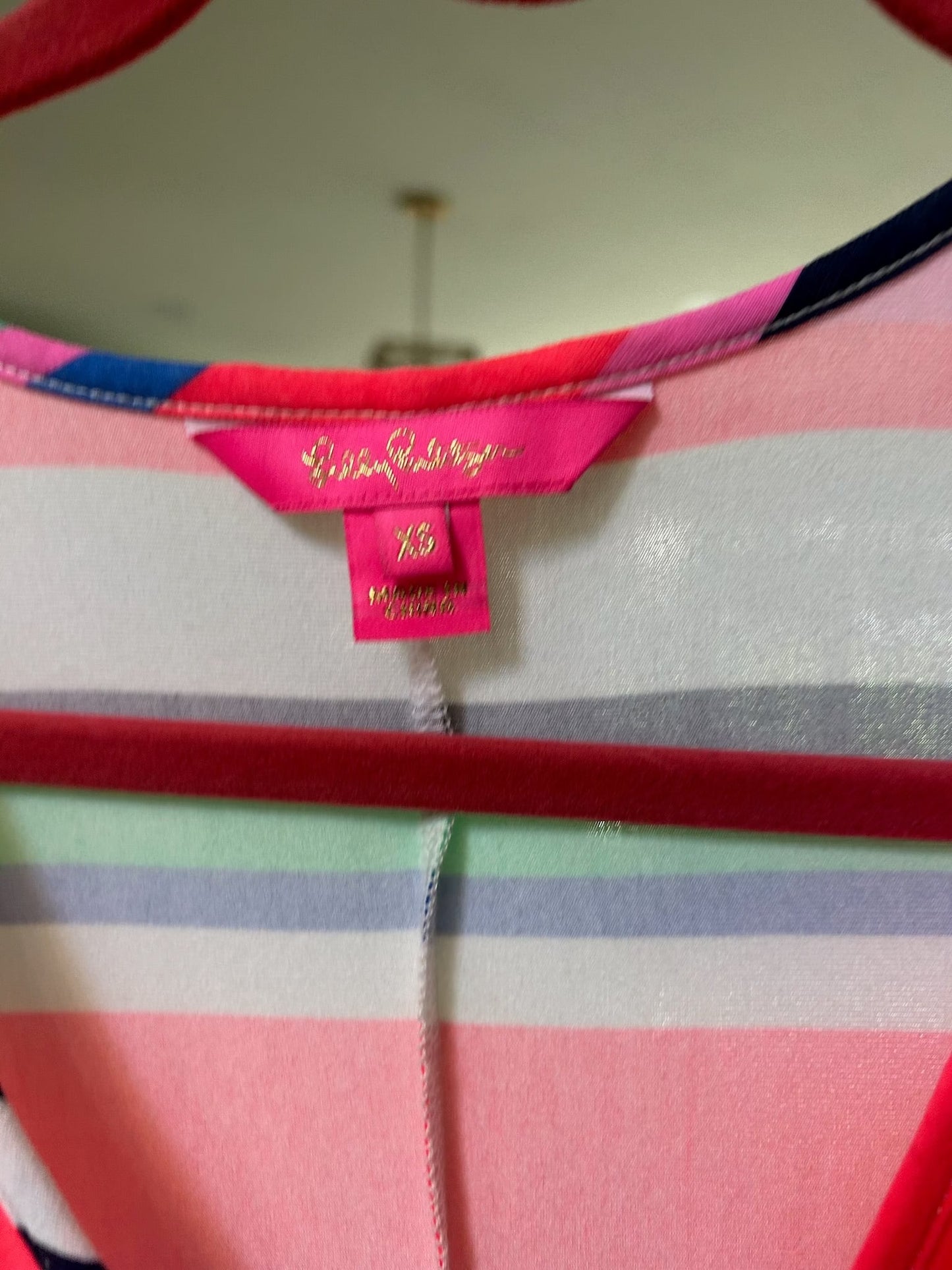 136 EUC Lilly pulitzer stripe maxi dress XS