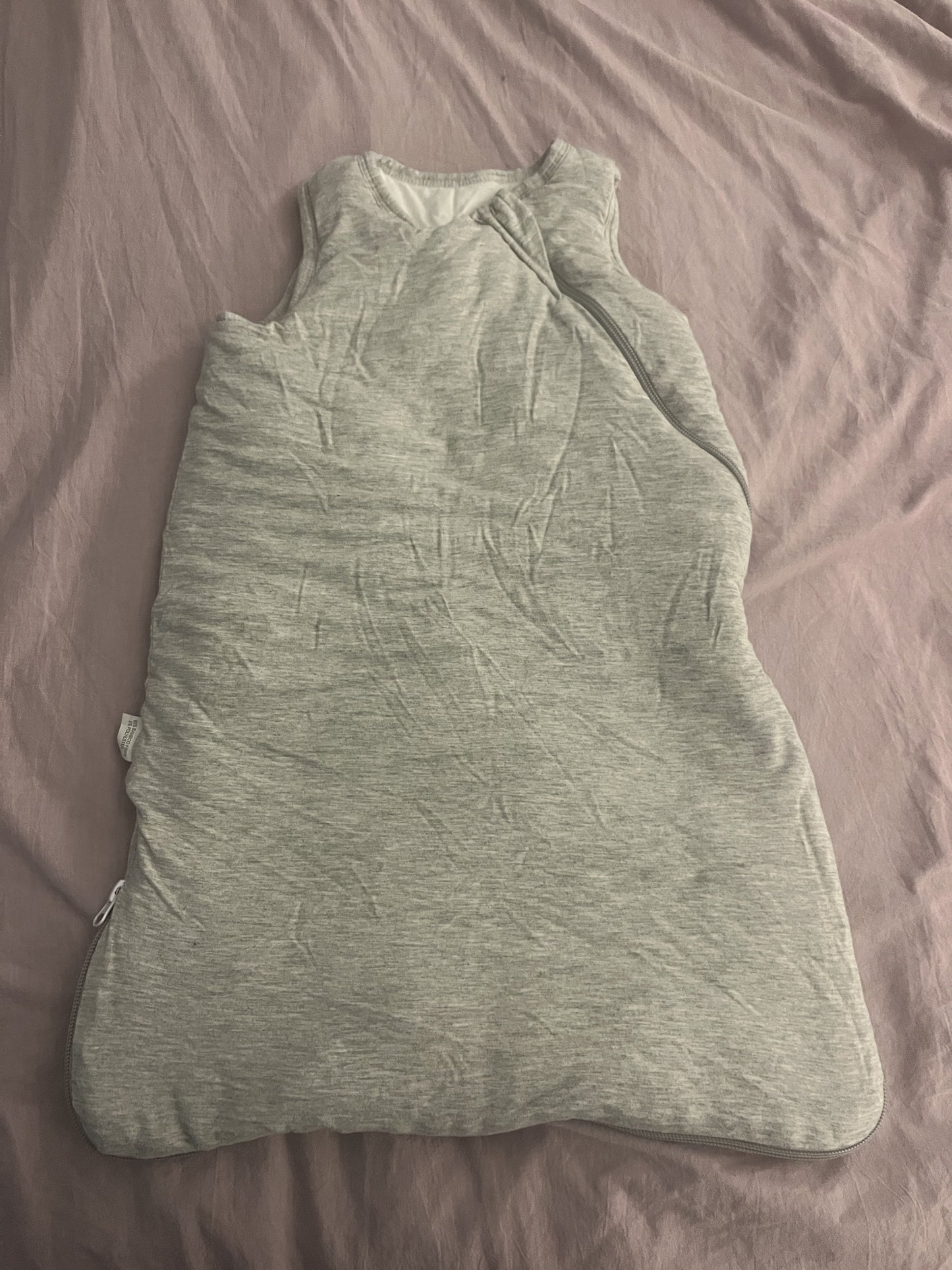 #211 REDUCED M Gray Heavy Weight Sleep Sack 6m