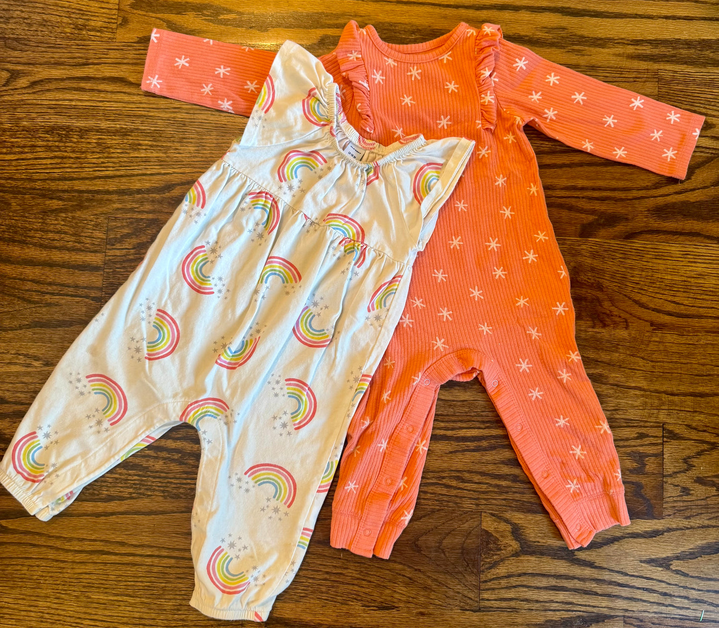 Seller #172 Cat & Jack and Old Navy Girls Rompers Size 12 m and 12-18 m