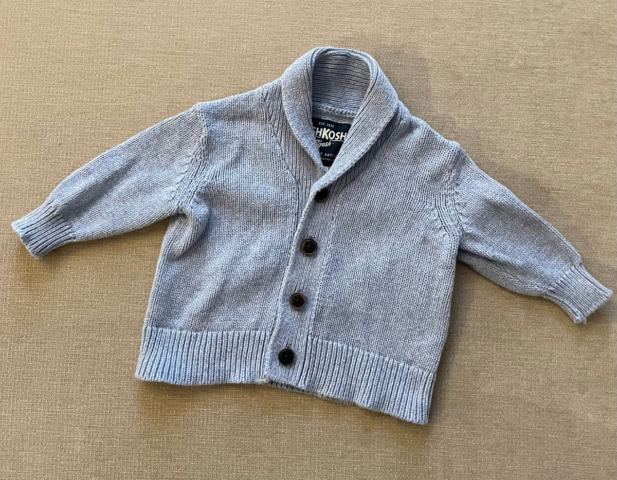 Seller #12 | Boys Osh Kosh Blue Sweater | Size 3 Months | EUC