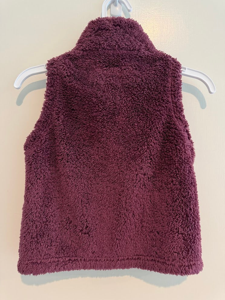#9 Girls XS 5/6 Patagonia Purple Fleece Vest _ VGUC