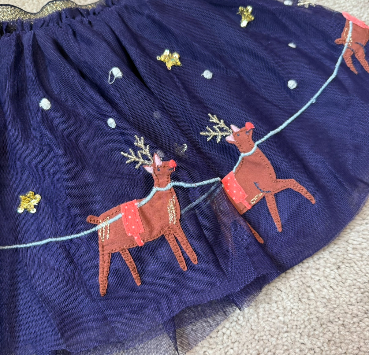 #139 Size 3-4y Mini Biden Christmas Skirt