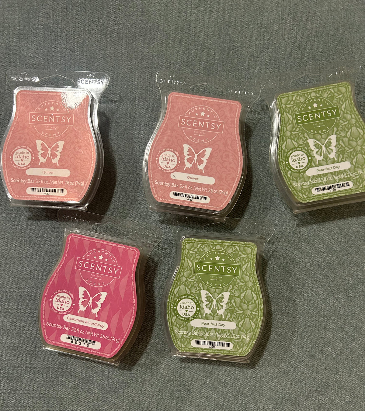 Seller 128 - Scentsy Wax Bar 5 Miscellaneous Bars Bundle