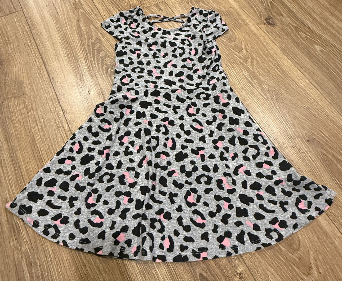 Seller #24 Girls Size 6 Epic Threads Pink and Black Cheetah Dress