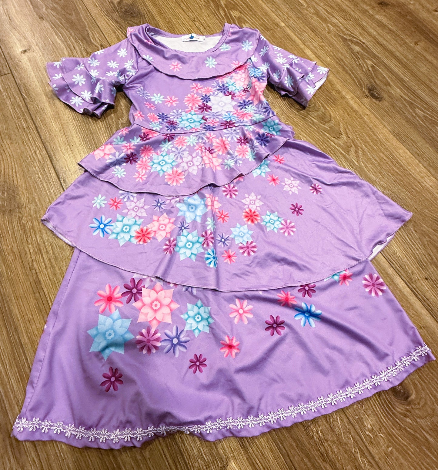 Seller #24 Girls Size 4T/5 Disney Encanto Replica Costume Dress