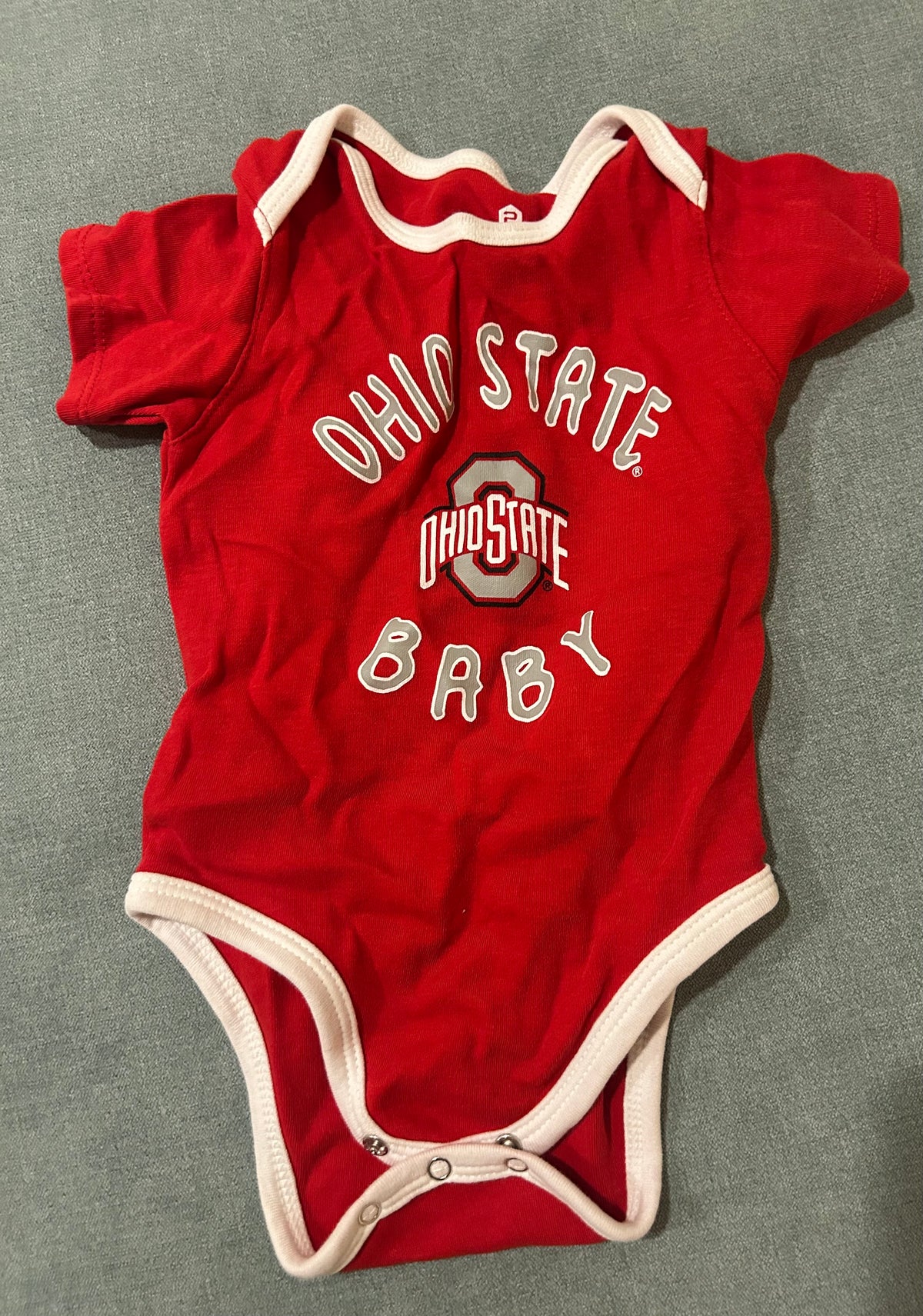 Seller 128 - Ohio State 12M Onesie