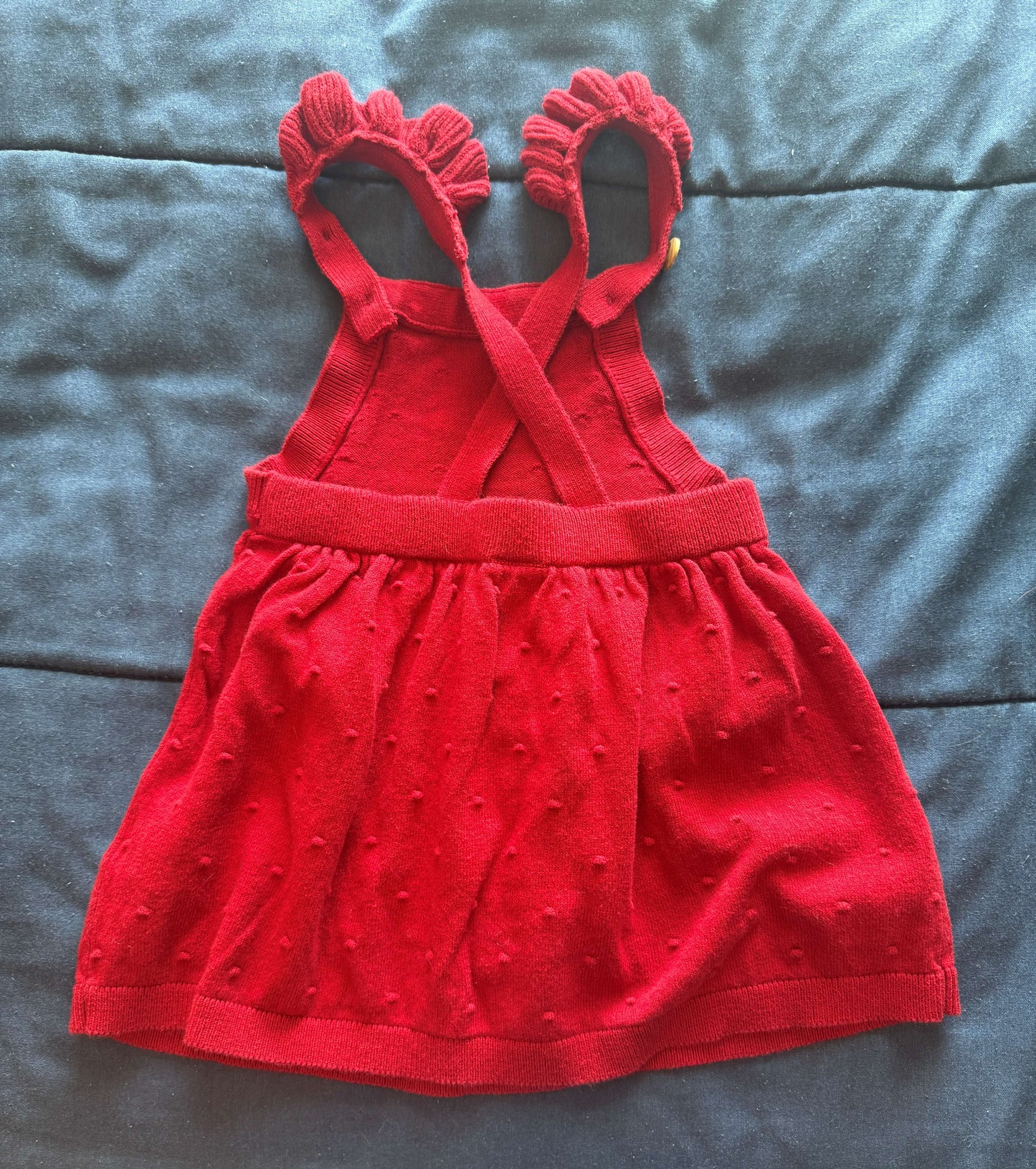 SELLER #6 Carter’s 12M Red Overalls