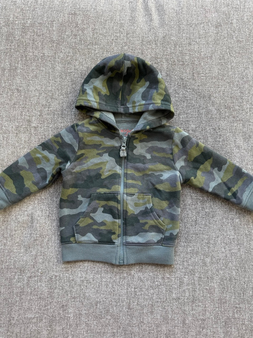 Seller #114 Cat and Jack camo full zip sweatshirt jacket boys size 12 months