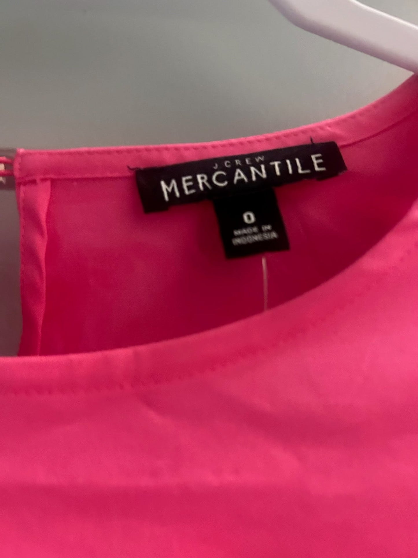136 nwt JCrew top hot pink size 0