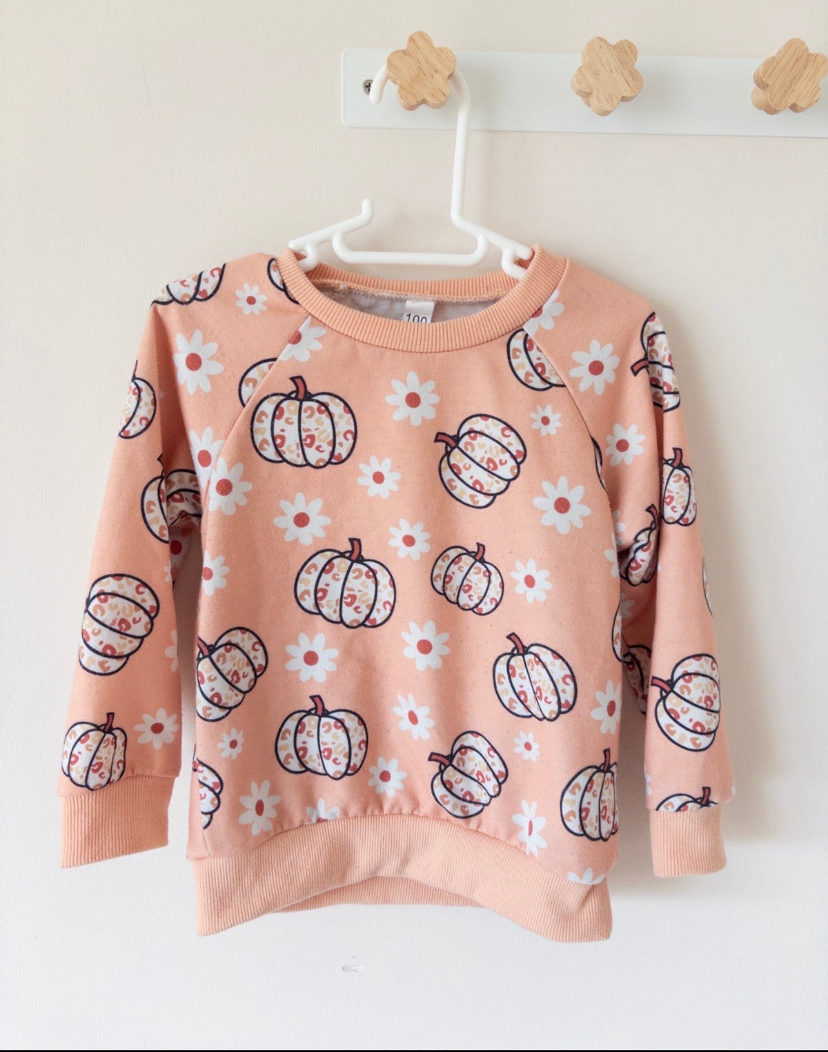 #36- 18 month girls pumpkin sweatshirt