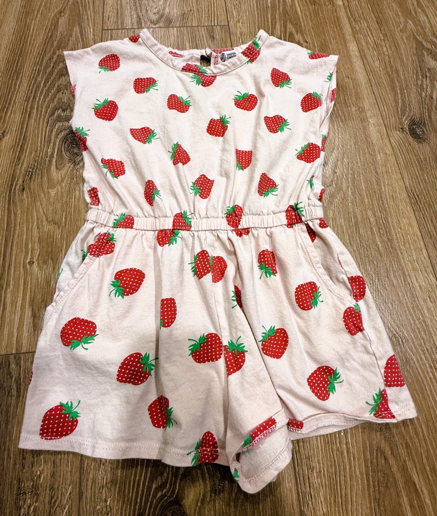Seller #24 Girls Size 6 Harper Canyon Strawberry Romper