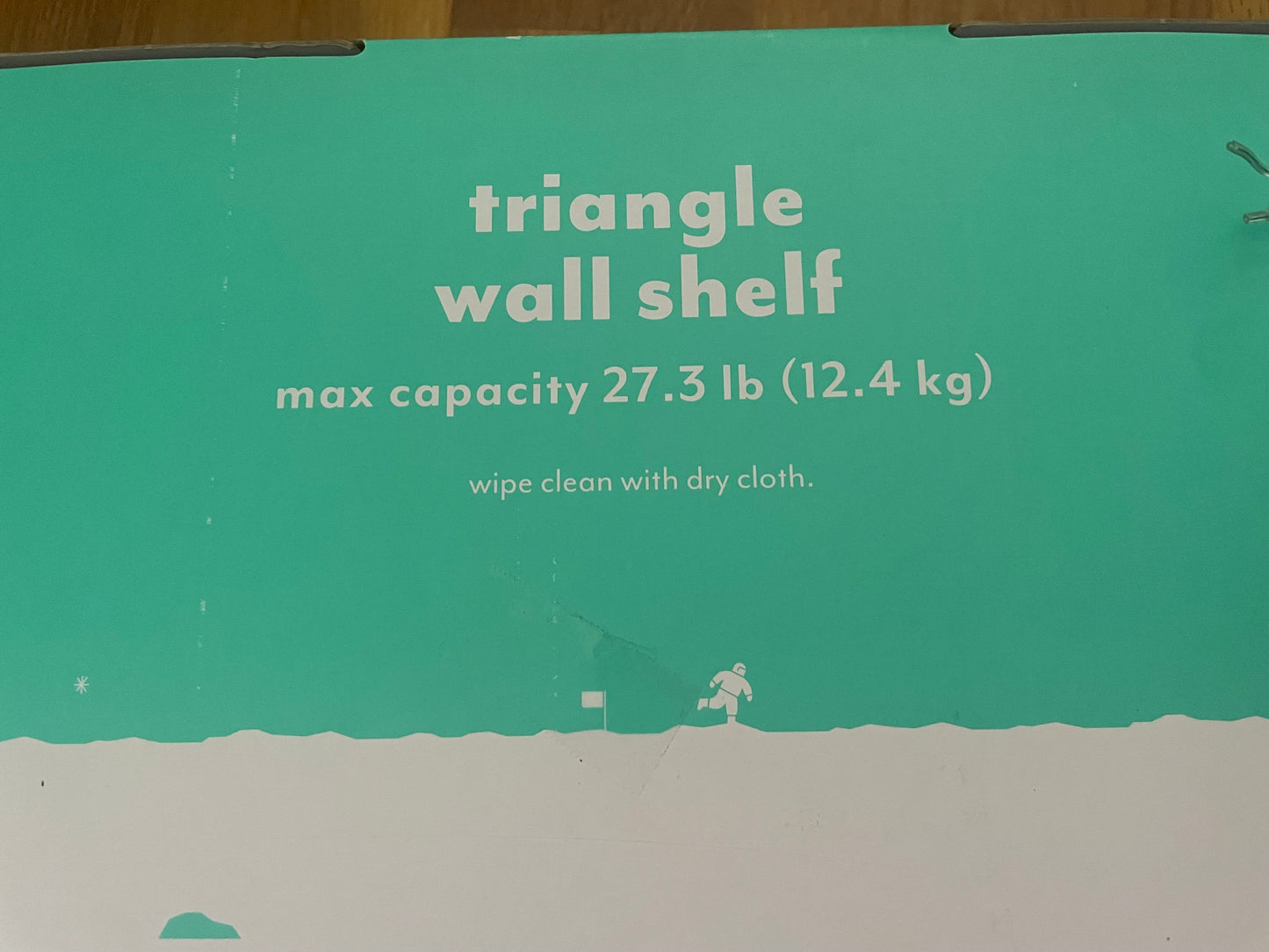 #116 Pillowfort boho triangle wall shelf