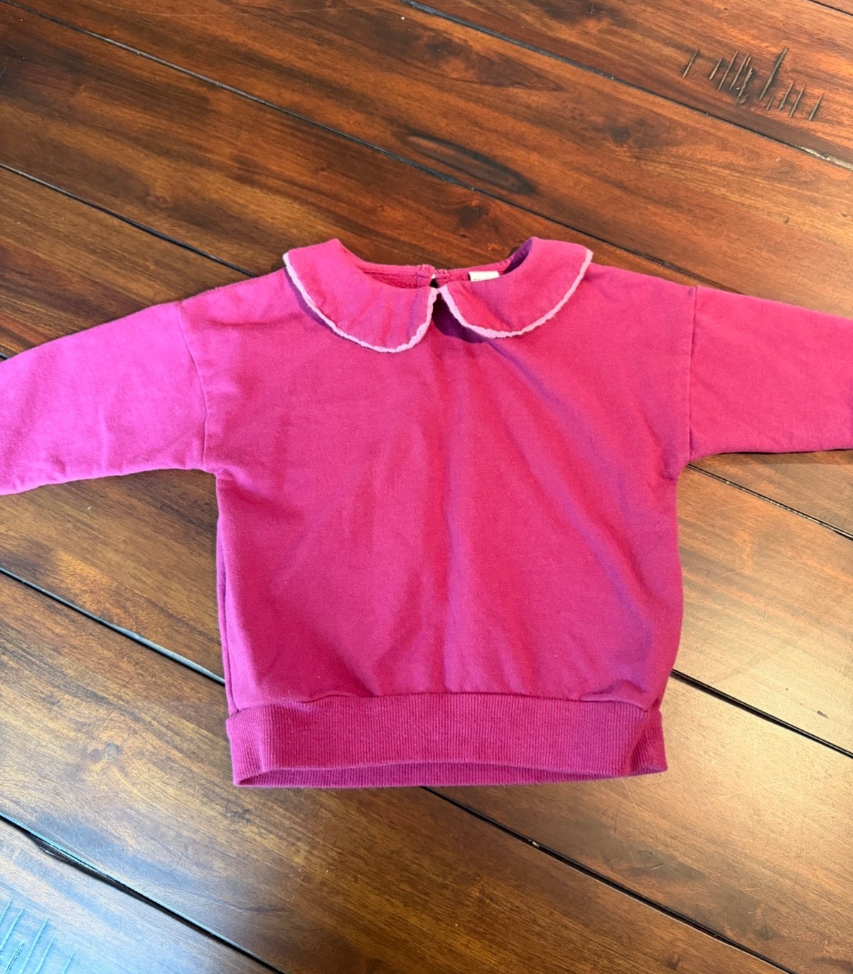 #51 PL Kids Nordstrom 2T Scalloped Collar Dressy Sweatshirt