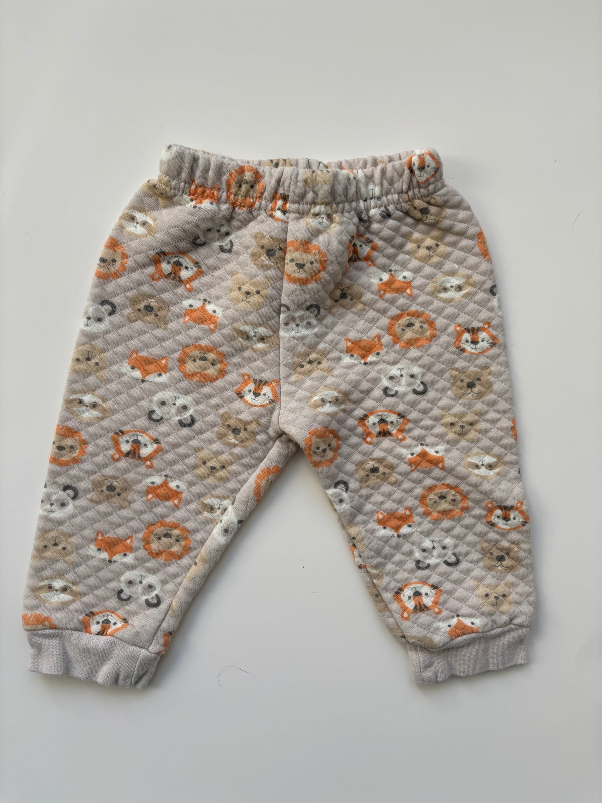 Seller #50 Chickpea Quilted Animal Pants - 6-9 Months