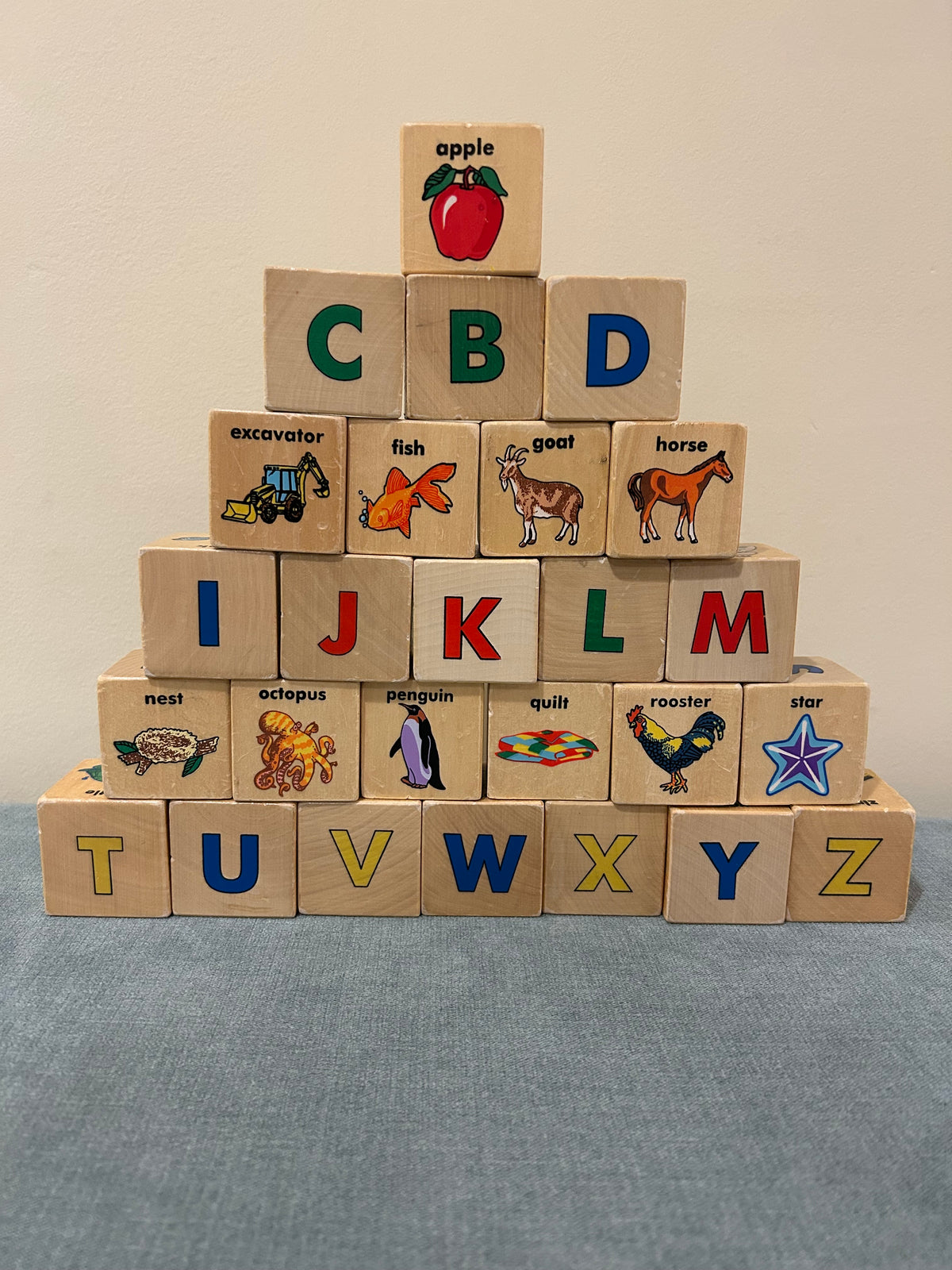 Seller 128 - Melissa and Doug Alphabet Blocks