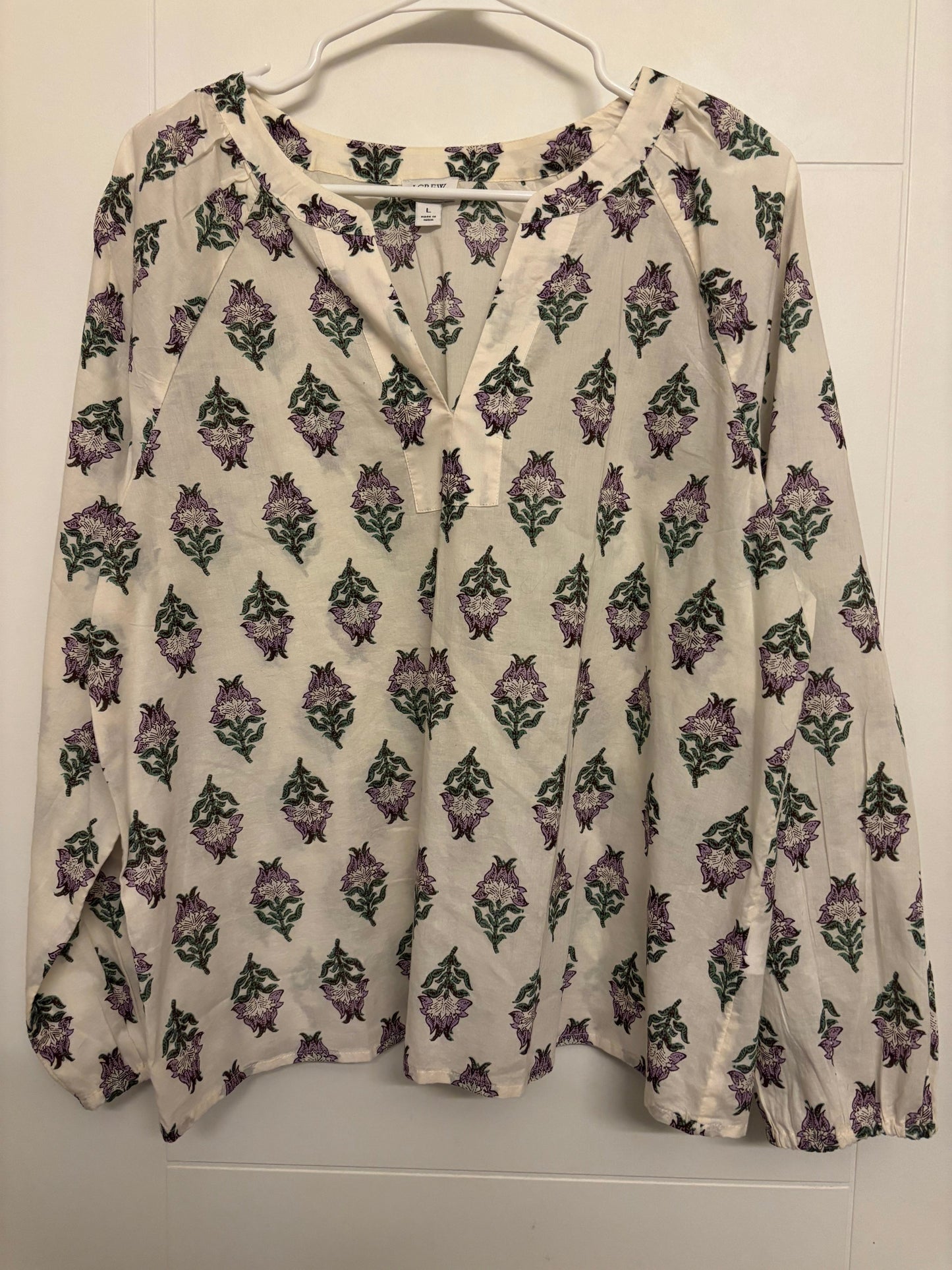 Seller #60 J. Crew Lightweight Floral Blouse NWOT - Large