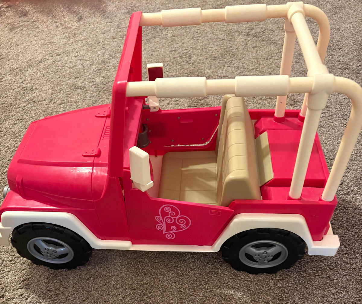 #25 Our Generation 18” doll jeep