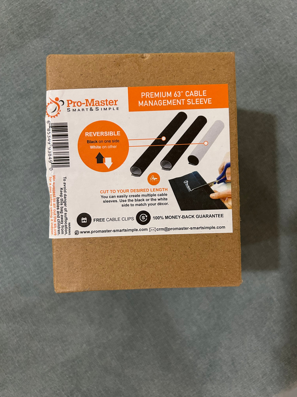 Seller 128 - Cable Management Sleeve - New in Box