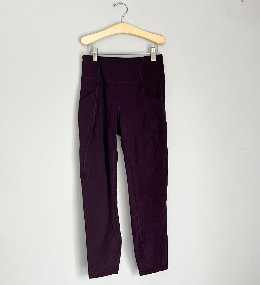 Seller 196 Lululemon time to sweat crops size 4
