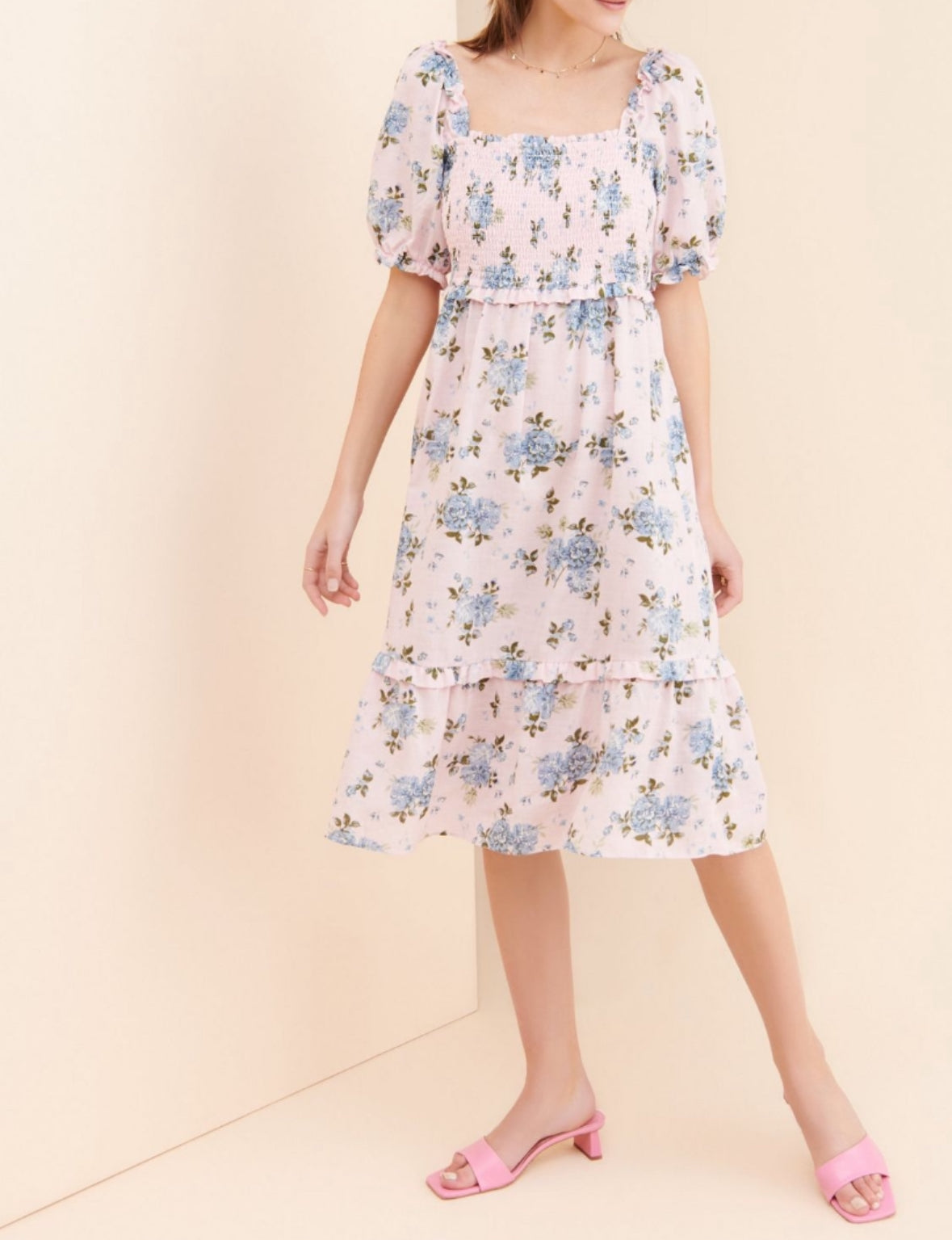 #207 NWT Gal Meets Glam floral dress women’s size 6