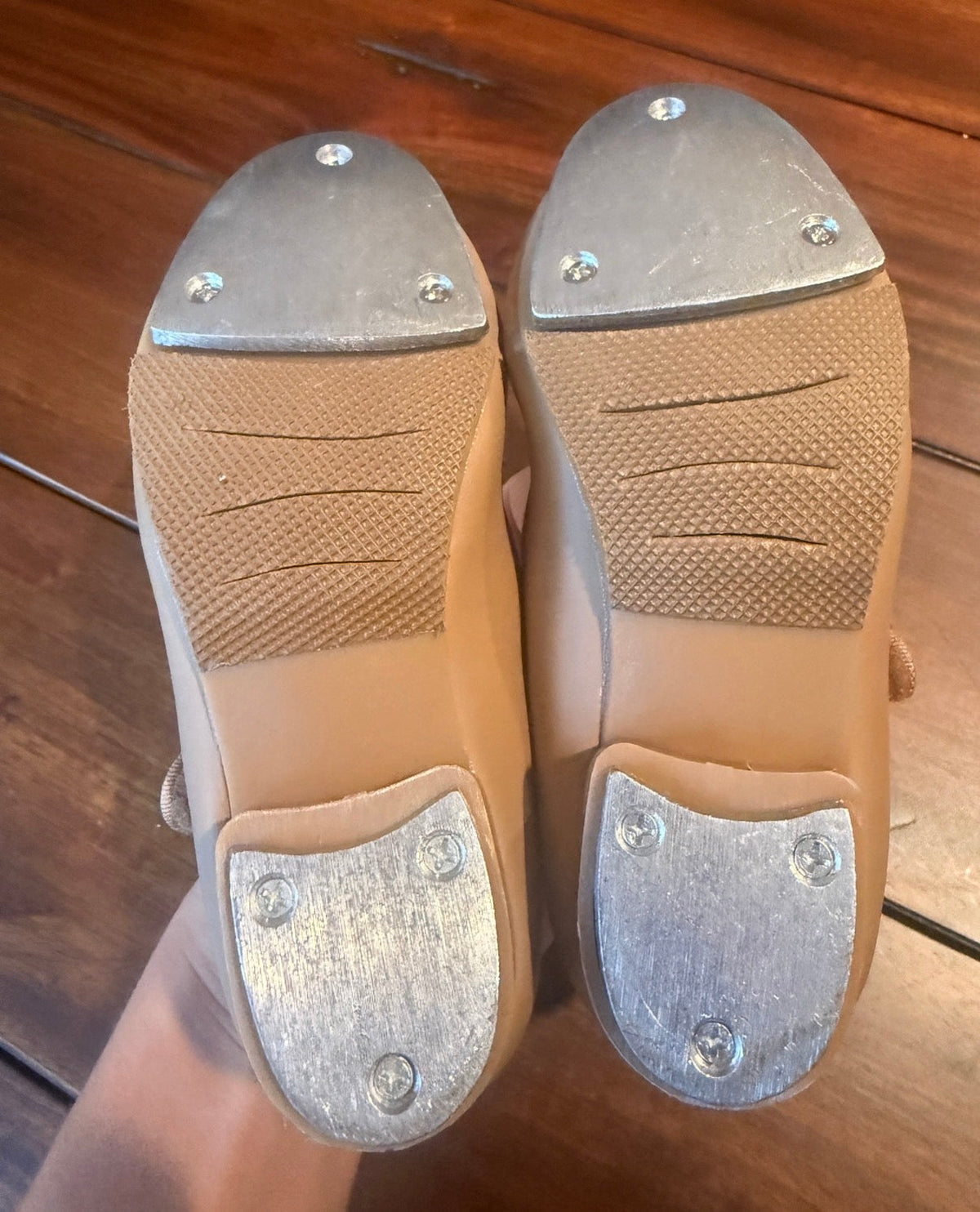 #51 Girls Size 9 Tap Dance Shoes