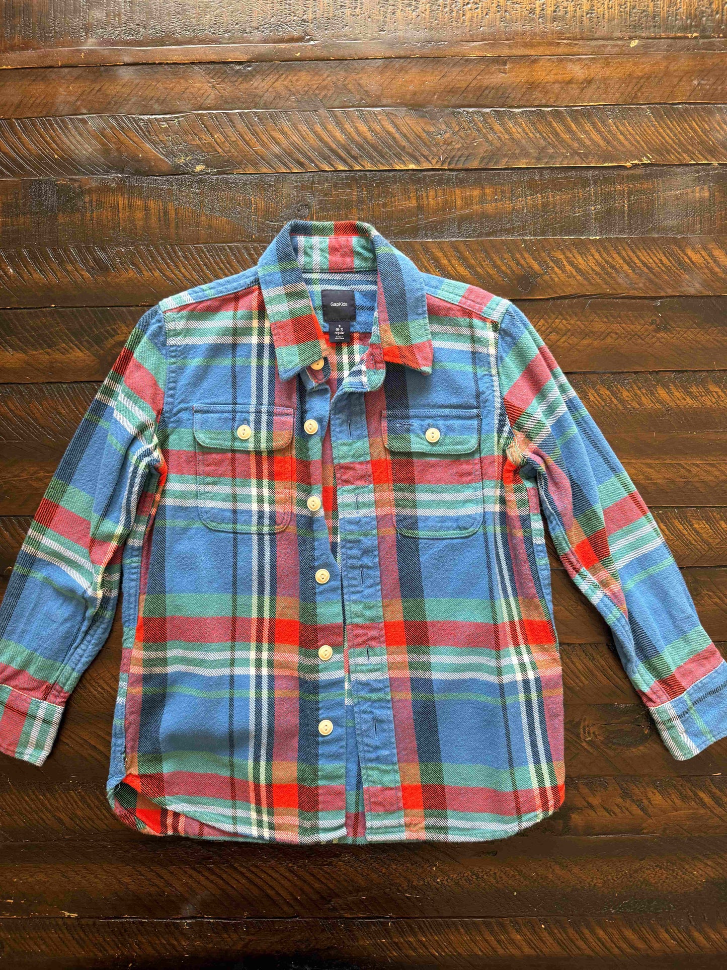 134 GAP Boys 6/7 Flannel