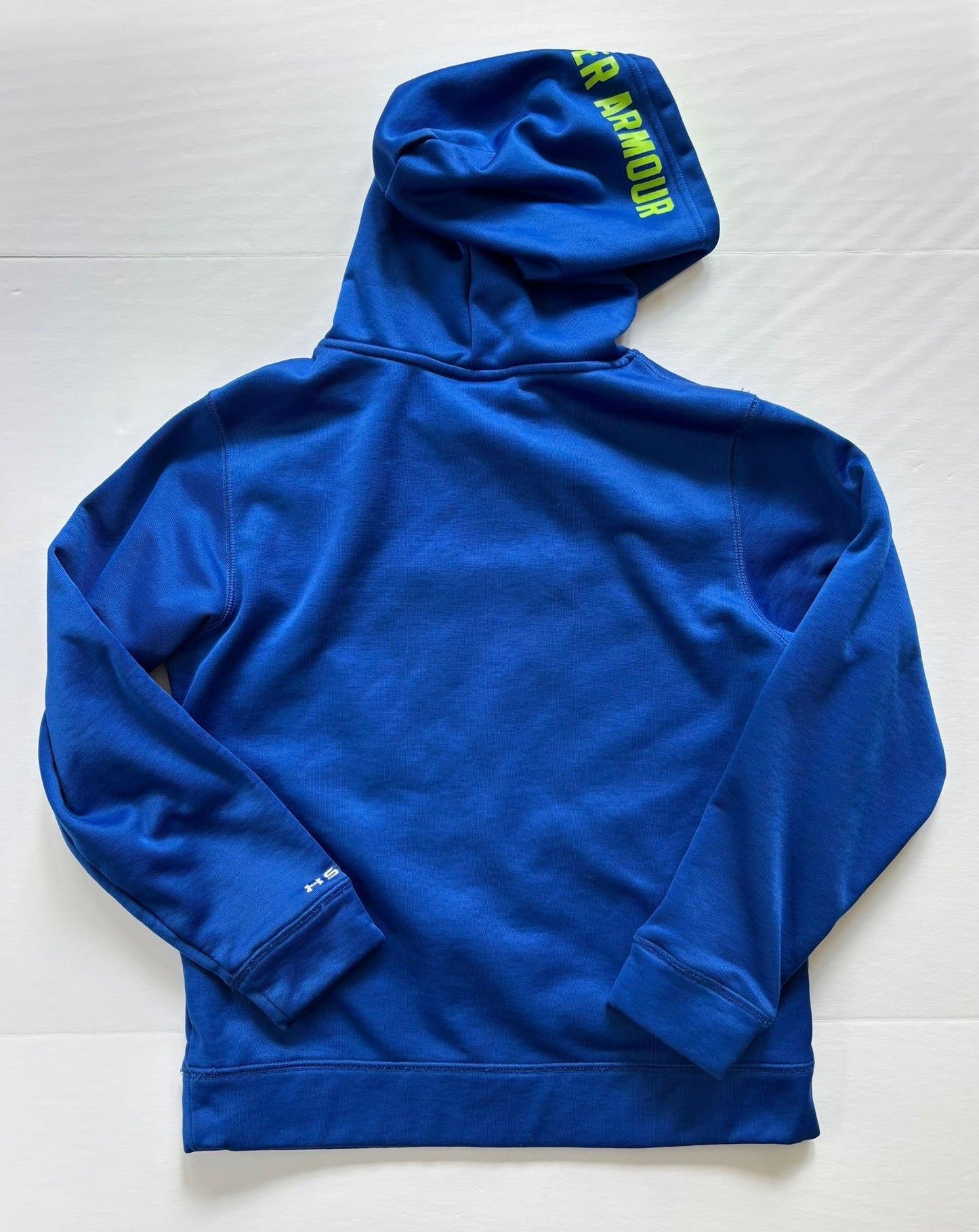 #101 Under Armour Hooded Logo Hooded Sweatshirt Blue Boys Size Small