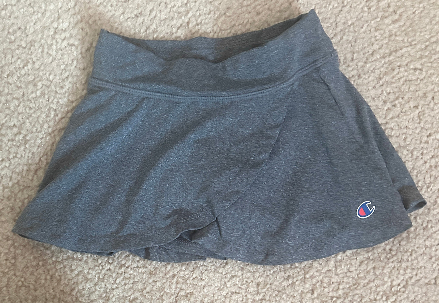 #15 Champion 2t Heathered Grey Skort