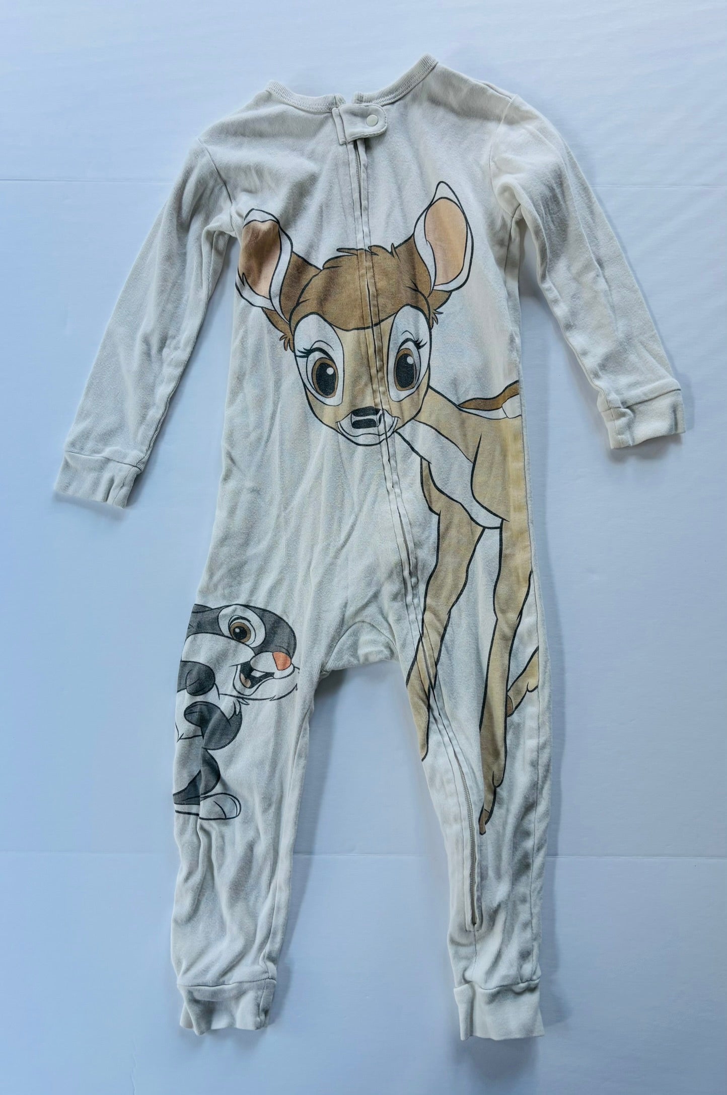 #101 Gap Disney Bambi Sleeper Pajamas Girls Size 2T