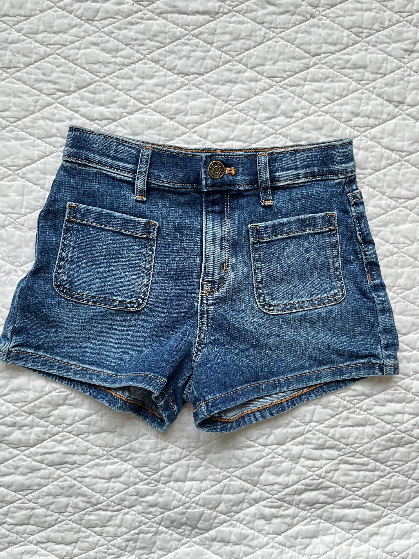 Seller # 113 Girls Crewcuts Jean Shorts Size 8