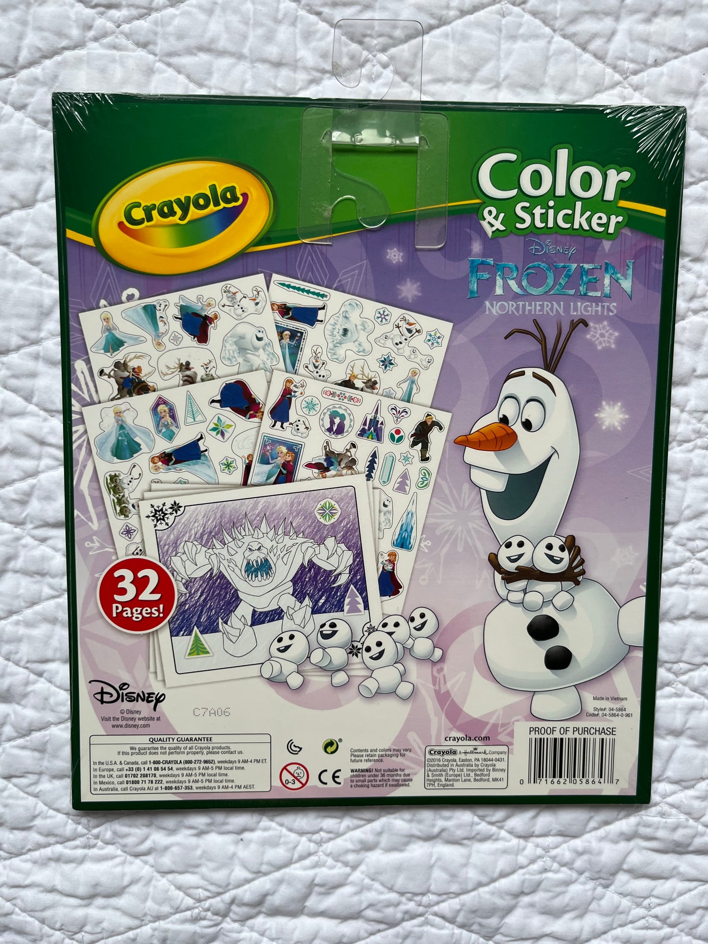 Seller #113 NEW Disney Frozen Color and Sticker Sheets