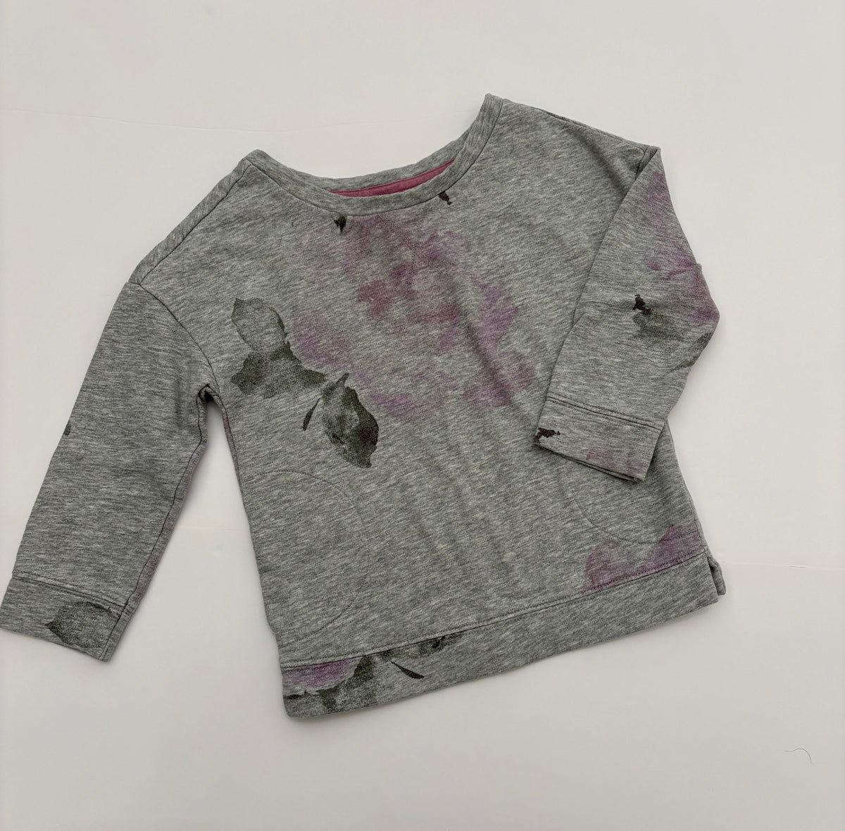#121 girls 3T Baby Gap rose lightweight sweatshirt, VGUC