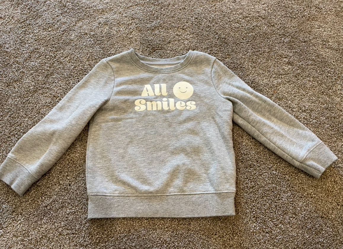 Seller129- Cat and Jack girls 4T sweatshirt