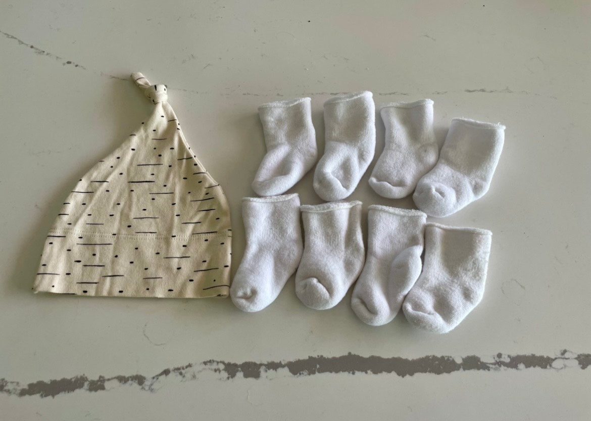 #222 NEW Colored Organics Newborn Organic Cotton Hat